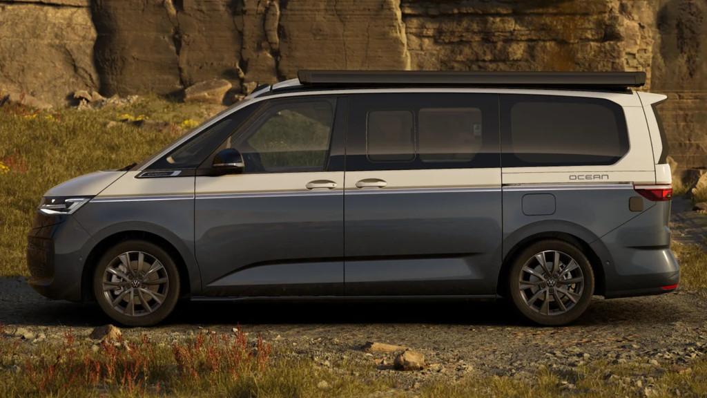 Volkswagen California Ocean T7 245PK Automaat PHEV 4x4 Apple, Caravans en Kamperen, Automaat, Buscamper of Camperbus, Volkswagen