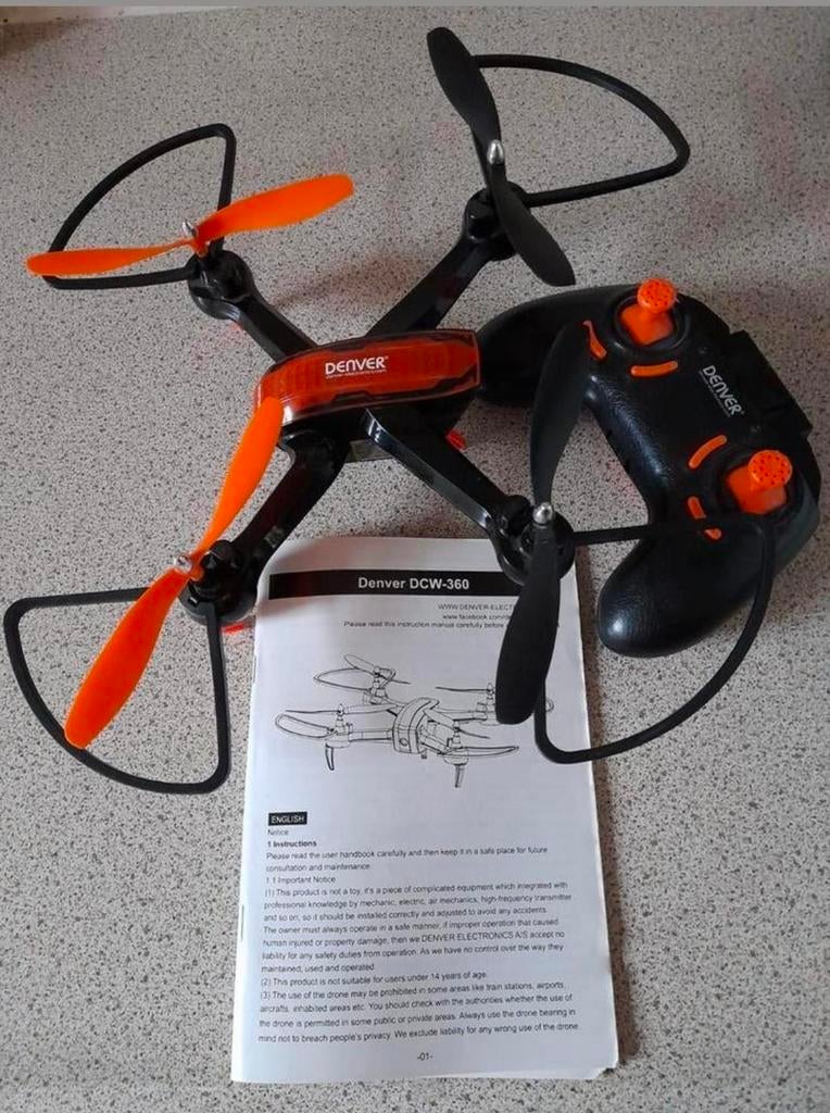 Denver DCW-360 Drone - Slechts 1 keer gebruikt!, Ophalen of Verzenden