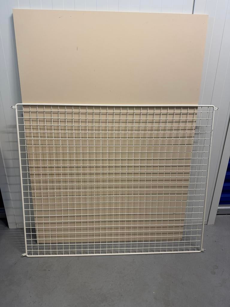 Lundia draadachterwand voor kast van 100 cm breed, Ophalen, Gebruikt