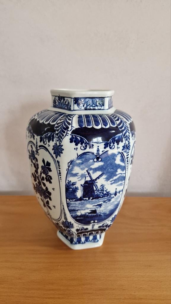 Royal Sphinx Delfts Blauwe Vaas - Maastricht, Antiek en Kunst, Ophalen