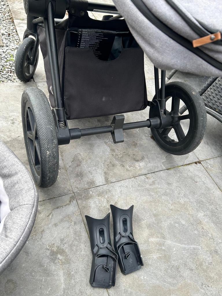 Cybex Priam kinderwagen met Joolz voetenzak, Gebruikt, Combiwagen, Verstelbare duwstang, Ophalen