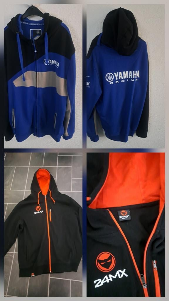 YAMAHA RACING HOODIE XXL // 24 MX HOODY, Motoren, Ophalen of Verzenden, Nieuw met kaartje, Yamaha racing  //  24mx