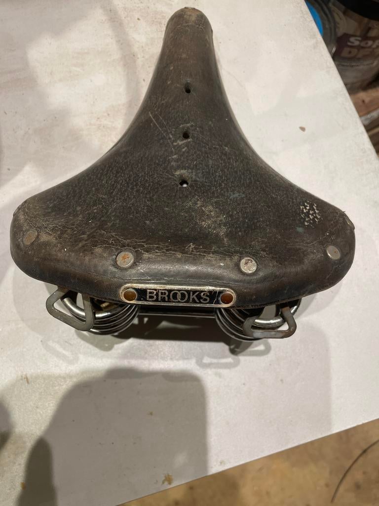 Brooks Leren Fietszadel - Vintage Comfort, Ophalen of Verzenden, Gebruikt, Algemeen, Zadel