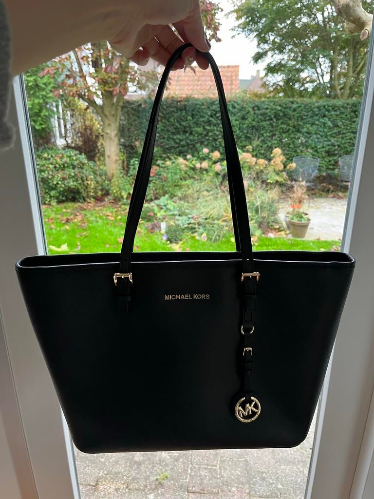 Michael Kors Shopper Zwart - Stijlvol en Ruim, Sieraden, Tassen en Uiterlijk, Tassen | Damestassen, Ophalen of Verzenden, Zo goed als nieuw