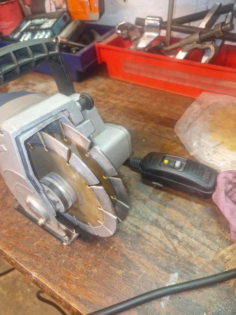 Eberth Muurfrees - Krachtige Sleuvenzaag watergekoeld, Gebruikt, Eberth, Overige typen, Ophalen of Verzenden