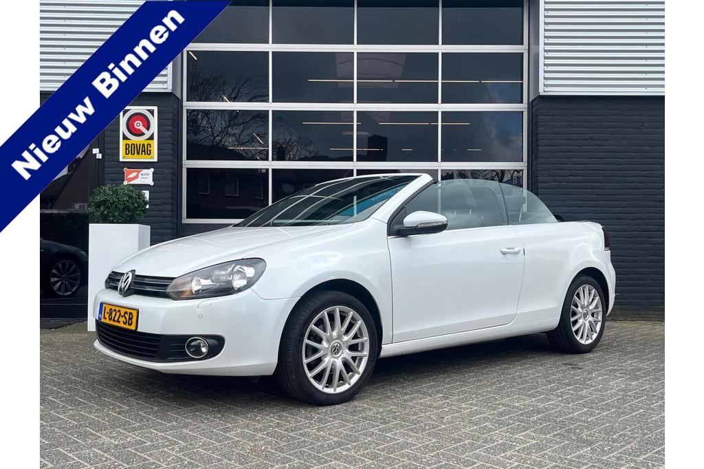 Volkswagen Golf Cabriolet 1.2 TSI BlueMotion, Airco, Bluetoo, Voorwielaandrijving, Euro 5, Stof, Zwart