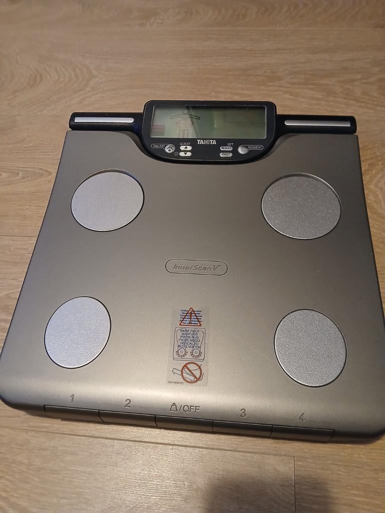 Tanita BC 601 weegschaal, Witgoed en Apparatuur, Weegschalen, 1 tot 500 gram, 100 kg of meer, Ophalen of Verzenden, Zo goed als nieuw