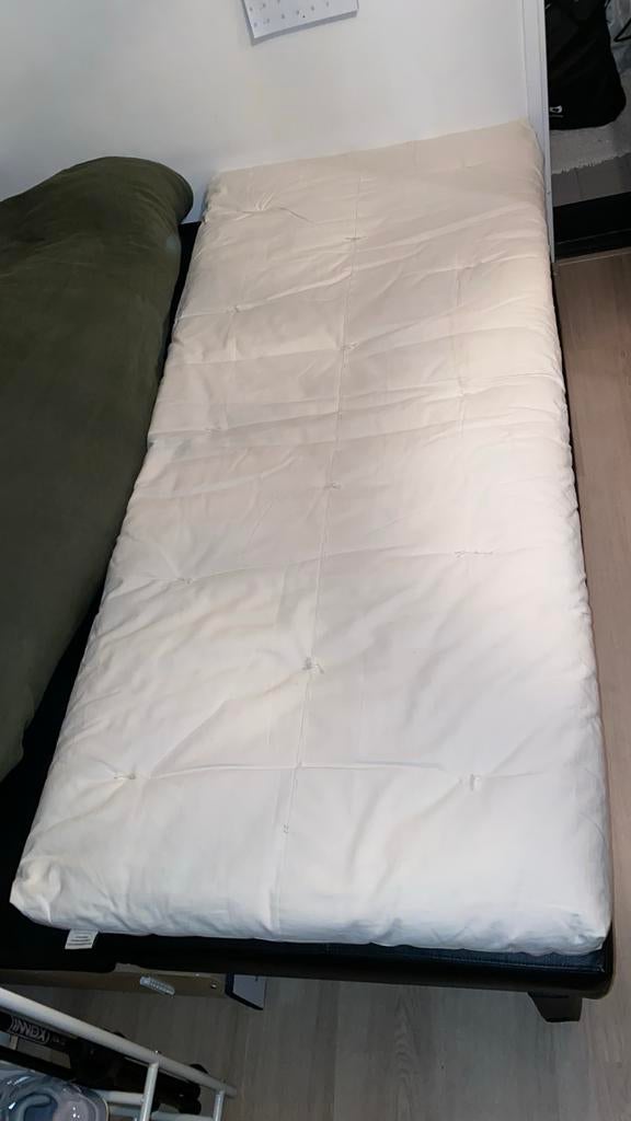 Futon matras 90x200cm 100% biologisch katoen Futonfactorij, Huis en Inrichting, Slaapkamer | Matrassen en Bedbodems, 90 cm, Eenpersoons