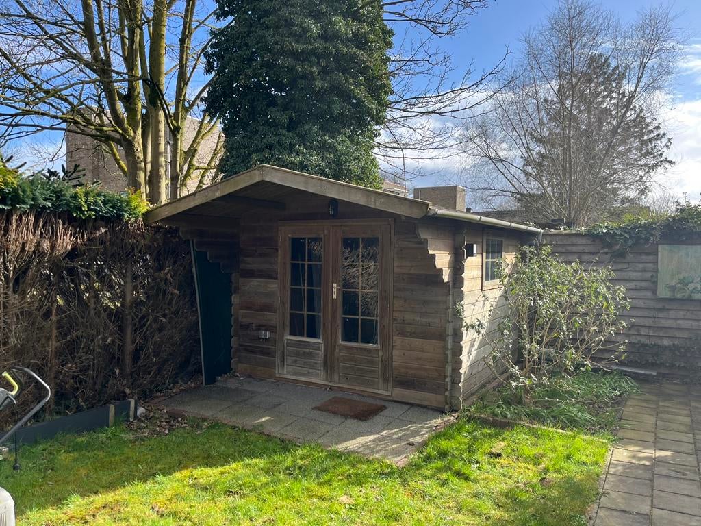 Tuinhuis incl fundatieplaten steenschotten, Ophalen, Tuinhuis, 250 tot 500 cm, 1 raam