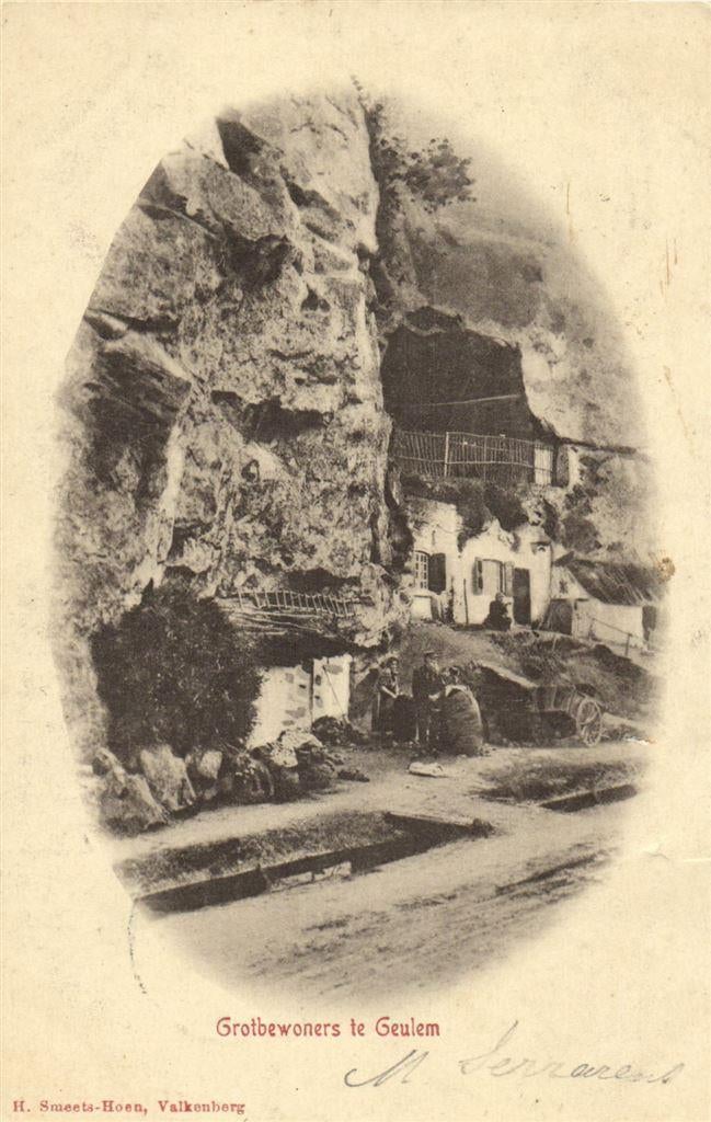 Grotbewoners te Geulem - 1902 gelopen, Verzamelen, Ophalen of Verzenden, Voor 1920, Gelopen, Friesland