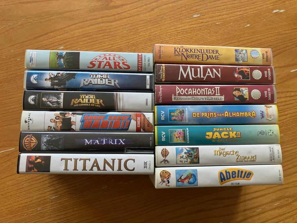 13 VHS-banden: Disney, Actie, Komedie, Alle leeftijden, Ophalen, Gebruikt, Actie en Avontuur