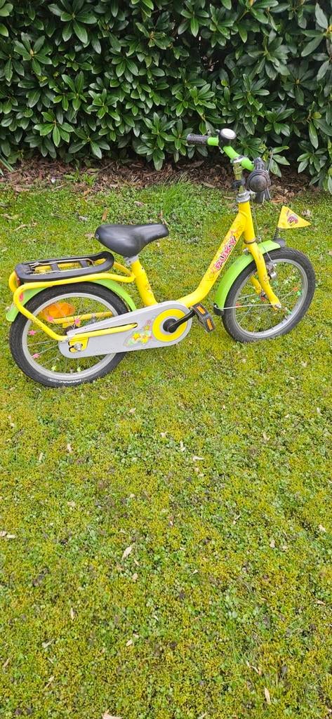 Puky kinderfietsje heel mooie vrolijk kleurtje 16  inch 45e, Ophalen of Verzenden, Zo goed als nieuw, 16 tot 20 inch, Puky