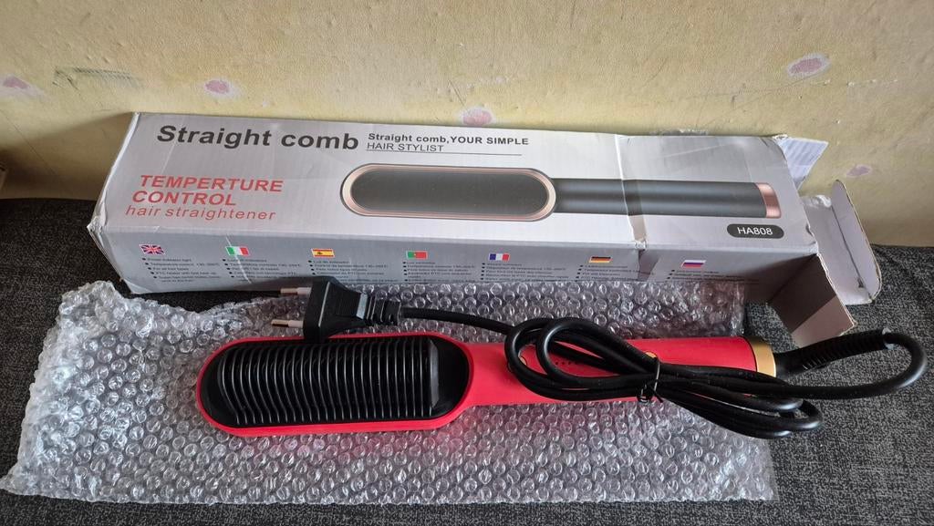 Nieuwe stijltang borstel, straight conb. Nieuw, Ophalen of Verzenden, Nieuw, Krultang of Stijltang