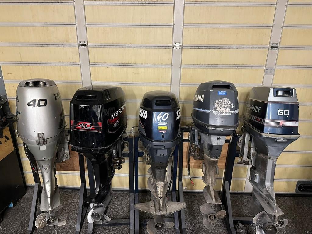 Diverse buitenboordmotoren 25 tot 60pk, Watersport en Boten, Buiten- en Binnenboordmotoren, Ophalen, Gebruikt, Elektrische start