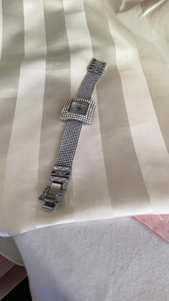 Armband horloge, Verzenden, Zo goed als nieuw, Zilver