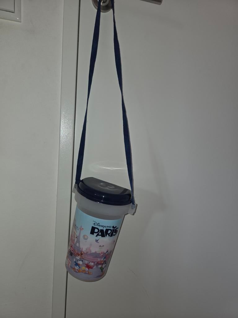 Popcorn beker disneyland parijs, Ophalen of Verzenden, Mickey Mouse, Zo goed als nieuw, Servies