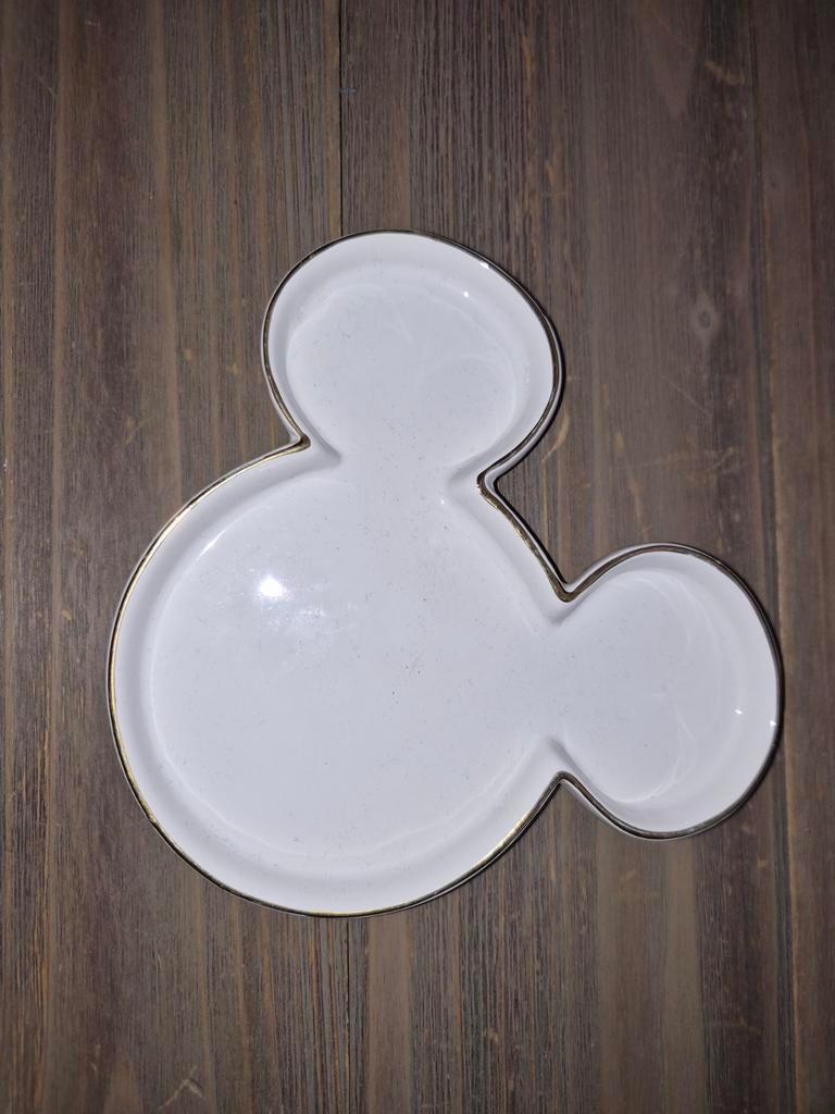 Mickey mouse sieraden bakje, Ophalen of Verzenden, Mickey Mouse, Gebruikt, Beeldje of Figuurtje