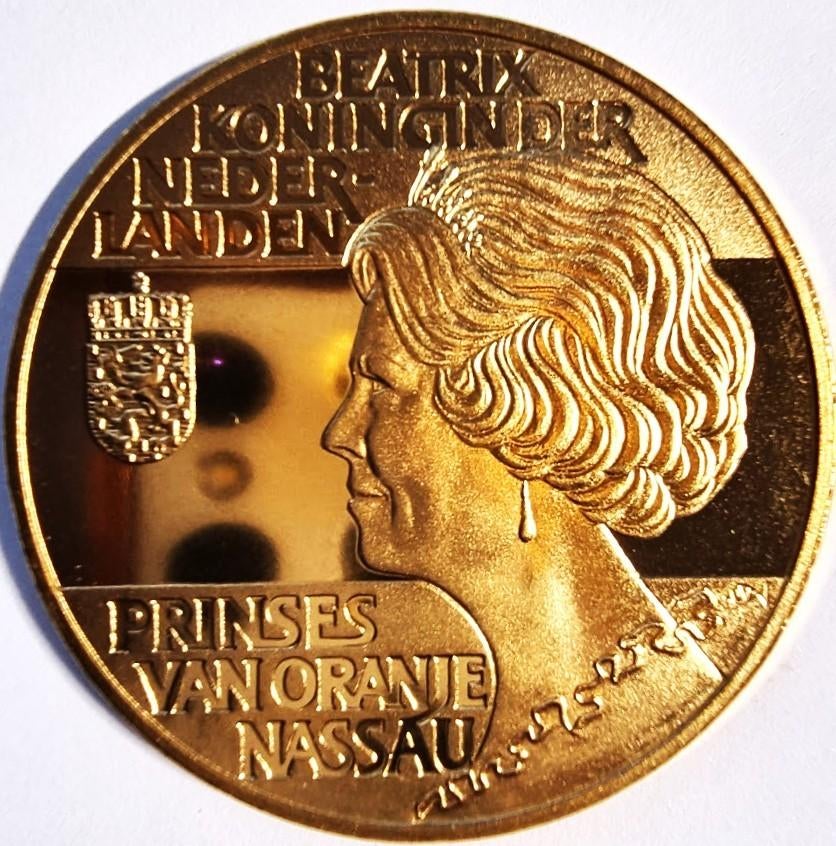 Nederland: penning 400 j Staten Generaal 1588-1988, Postzegels en Munten, Penningen en Medailles, Ophalen of Verzenden, Overige materialen