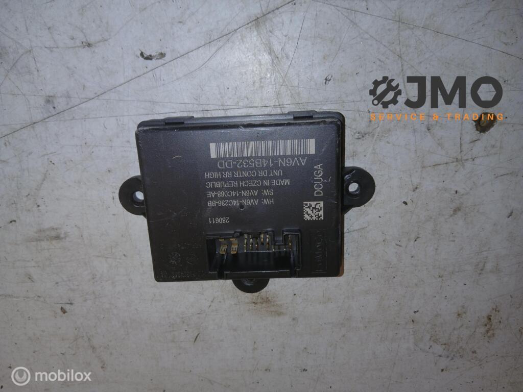 Deurmodule rechtsachter Ford C-Max 2010-2019   AV6N14C236BB, Gebruikt, Ford, Ophalen of Verzenden, Ford