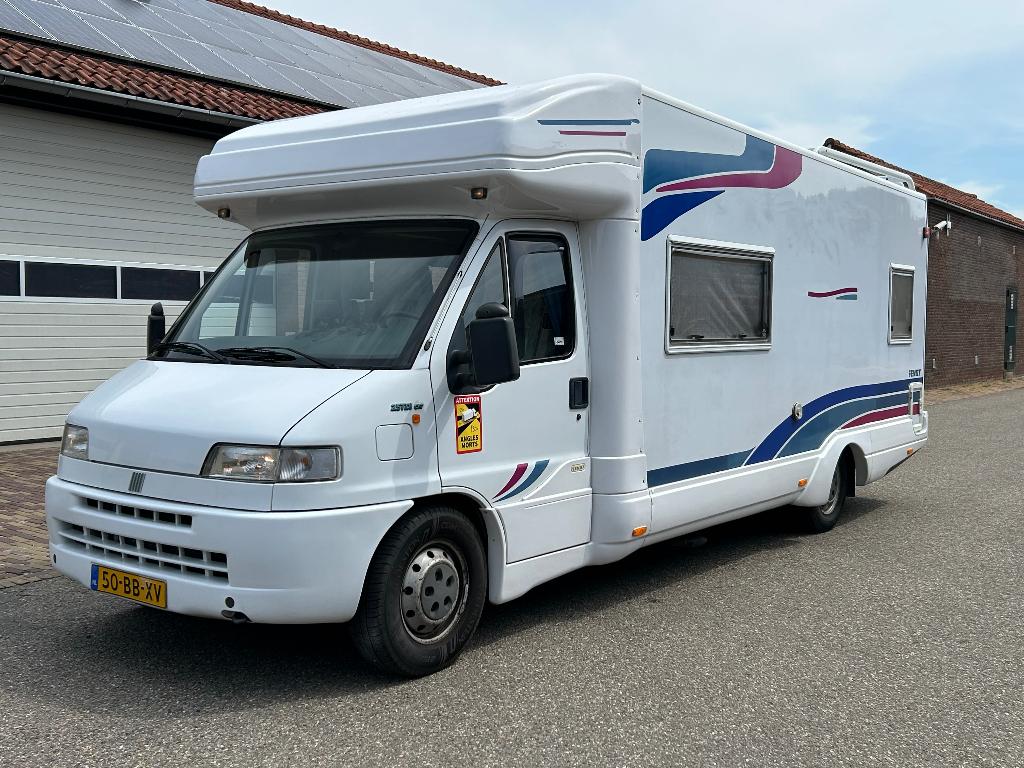 Fendt 680 SKF Fiat Ducato 2.5TD Camper, Ringverwarming, Fiat, Luifel, Particulier