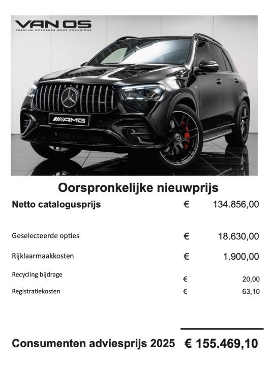 Mercedes-Benz GLE AMG 53 Hybrid 4MATIC+ | 2025 | Compleet, Automaat, Gebruikt, Euro 6, GLE