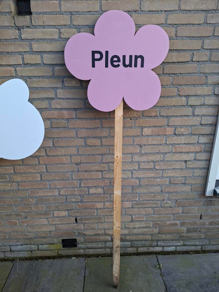 Geboortebord bloem, Kinderen en Baby's, Ophalen, Gebruikt