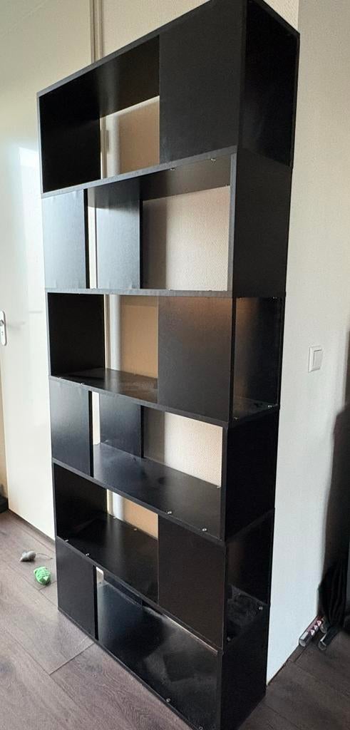 Vakkenkast zwart, Huis en Inrichting, Ophalen of Verzenden, Zo goed als nieuw, 25 tot 50 cm, 50 tot 100 cm