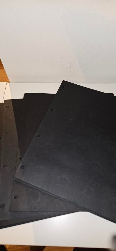 23 zwarte vellen voor in een hb muntenmap voor maar € 2,50, Ophalen of Verzenden, Gebruikt