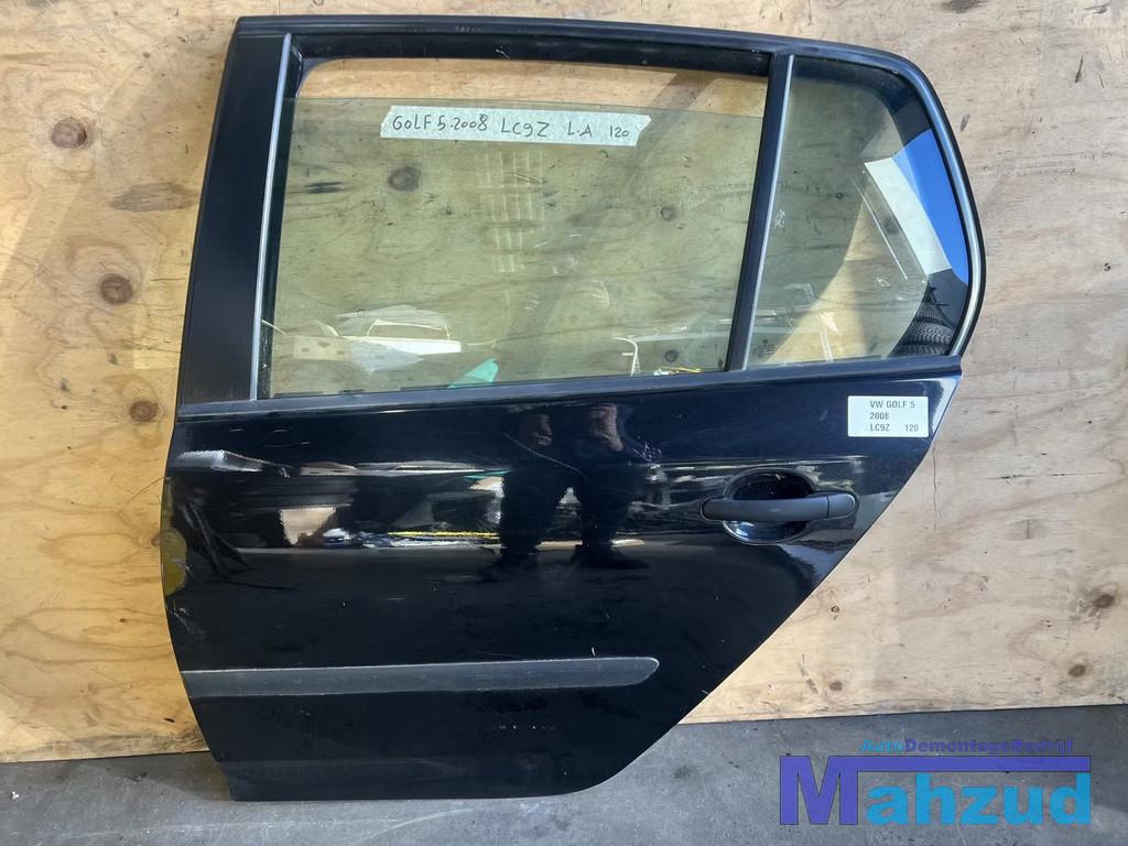 VW GOLF 5 Zwart LC9Z Links achter deur portier 2003-2009, Gebruikt, Volkswagen AG, Achter, Berliner Ring 2
38440  Wolfsburg, DE