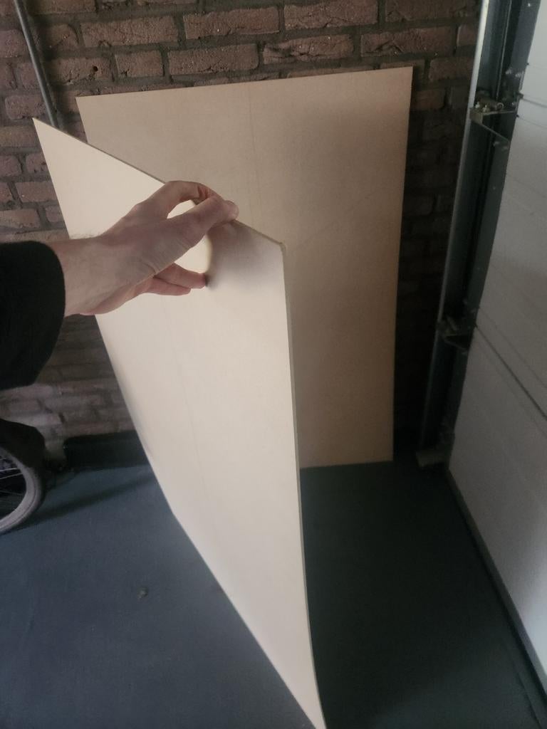 3 MDF platen 4 mm, Doe-het-zelf en Verbouw, Platen en Panelen, Ophalen, Nieuw, Overige materialen, Minder dan 20 mm