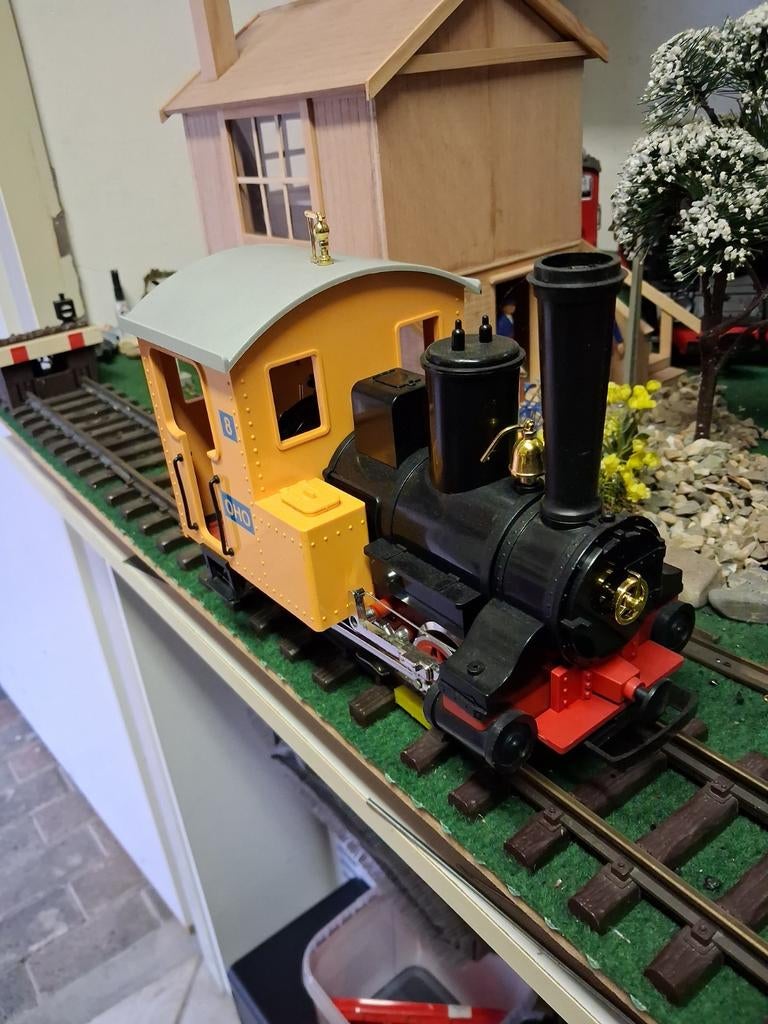 Lgb locomotief 92079 spoor g, Ophalen of Verzenden, Gelijkstroom, Locomotief, LGB