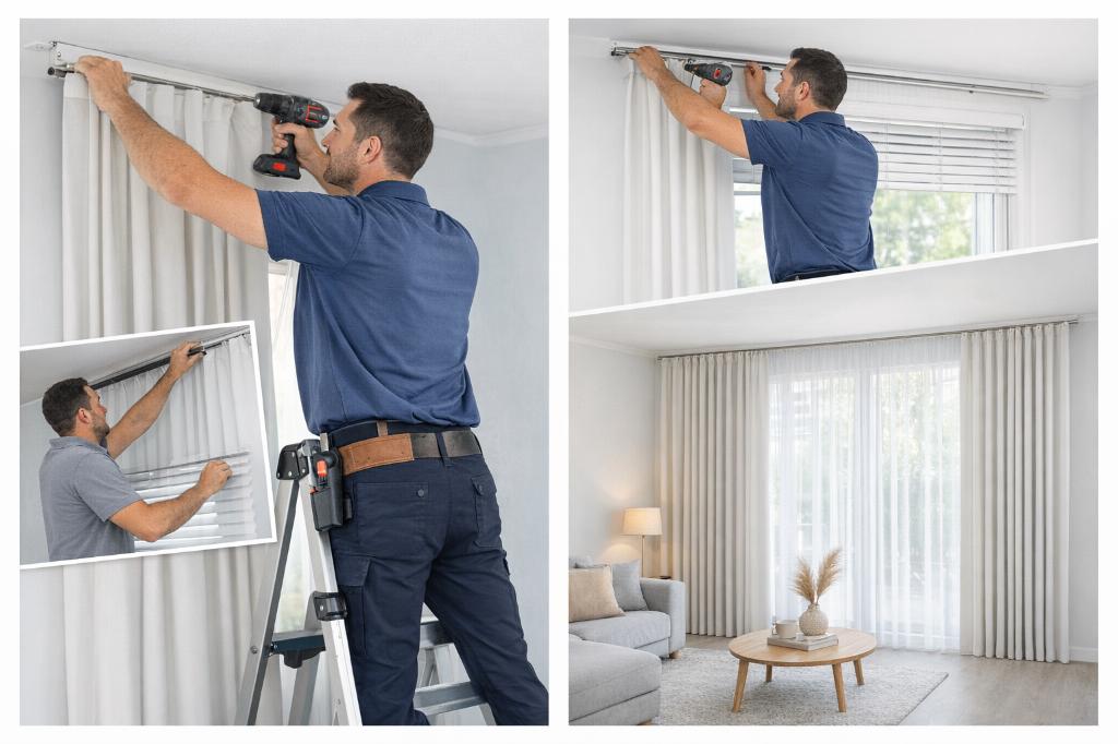 Gordijnen&Jaloezieën Montage Service & Reperatie, Diensten en Vakmensen, Zonweringinstallateurs, Gordijnen of Lamellen