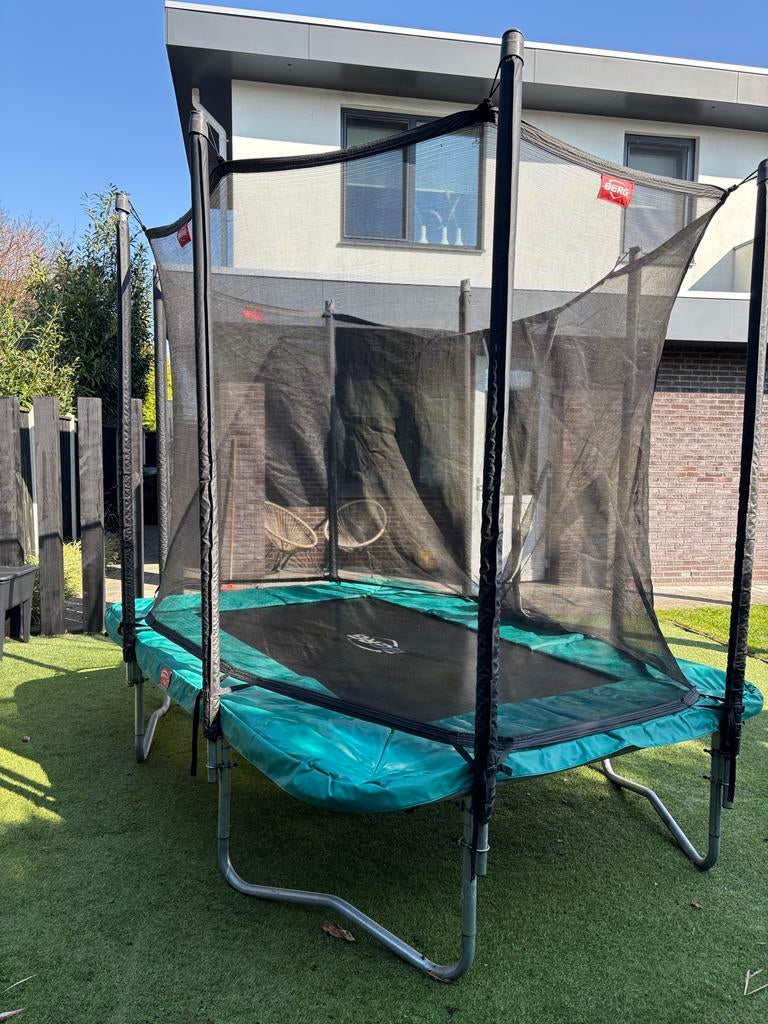 BERG Trampoline met veiligheidsnet, Kinderen en Baby's, Speelgoed | Buiten | Trampolines, Ophalen, Gebruikt