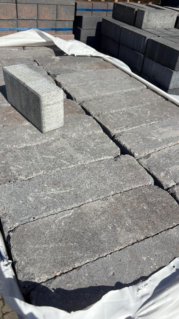 stonique trommel longstone 7 cm oud drachten restant 14,8m2, Tuin en Terras, Tegels en Klinkers, Zo goed als nieuw, Klinkers, Beton