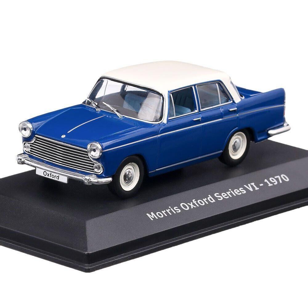JSN Atlas 1:43 Morris Oxford serie VI 1970 blauw wit, Overige merken, -, Nieuw, Ophalen of Verzenden