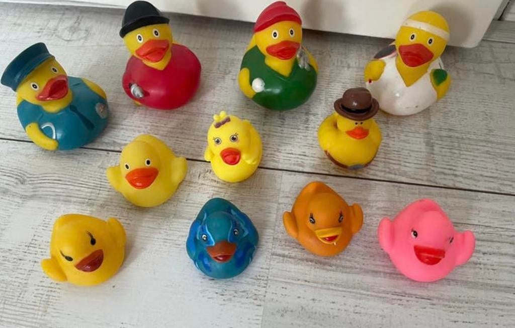 Badeendjes eendjes als nieuw, Ophalen of Verzenden, Zo goed als nieuw