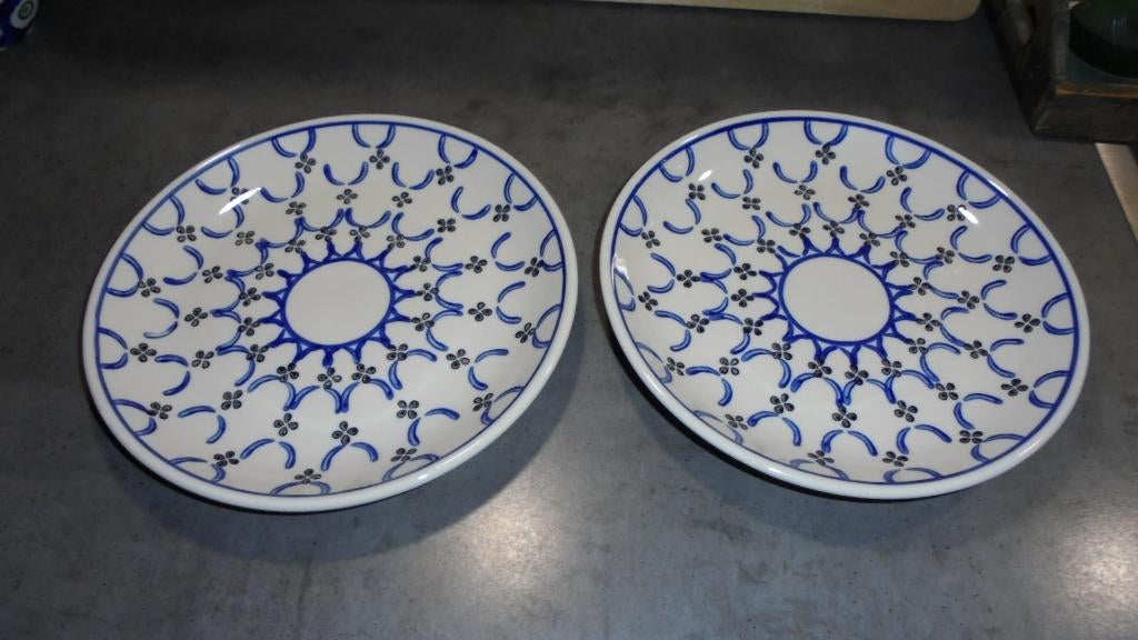 nieuw, pools keramiek BUNZLAU ontbijtborden, doorsnee 20cm, Keramiek, Nieuw, Ophalen of Verzenden, Bord(en)