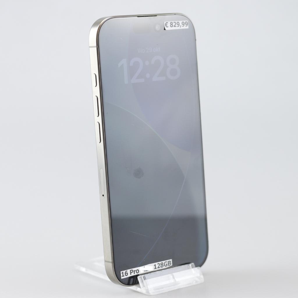 iPhone 16 Pro 128GB Natural Titanium ACTIE, Apple, Zo goed als nieuw, Support@apple.com, One Apple Park Way
Cupertino, CA 95014
United States
