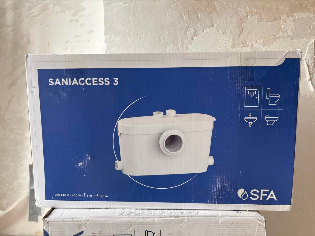 Sanibroyeur Saniaccess 3 - Nieuw en Ongebruikt, Doe-het-zelf en Verbouw, Sanitair, Ophalen of Verzenden, Nieuw, Overige typen