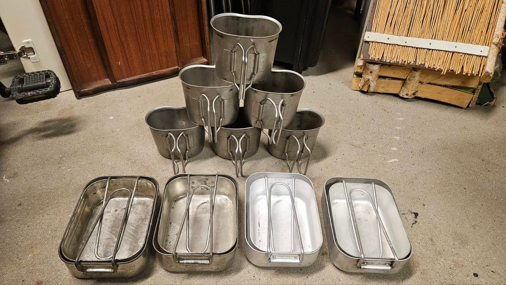 Messtin canteen lot, Ophalen of Verzenden, Landmacht, Nederland