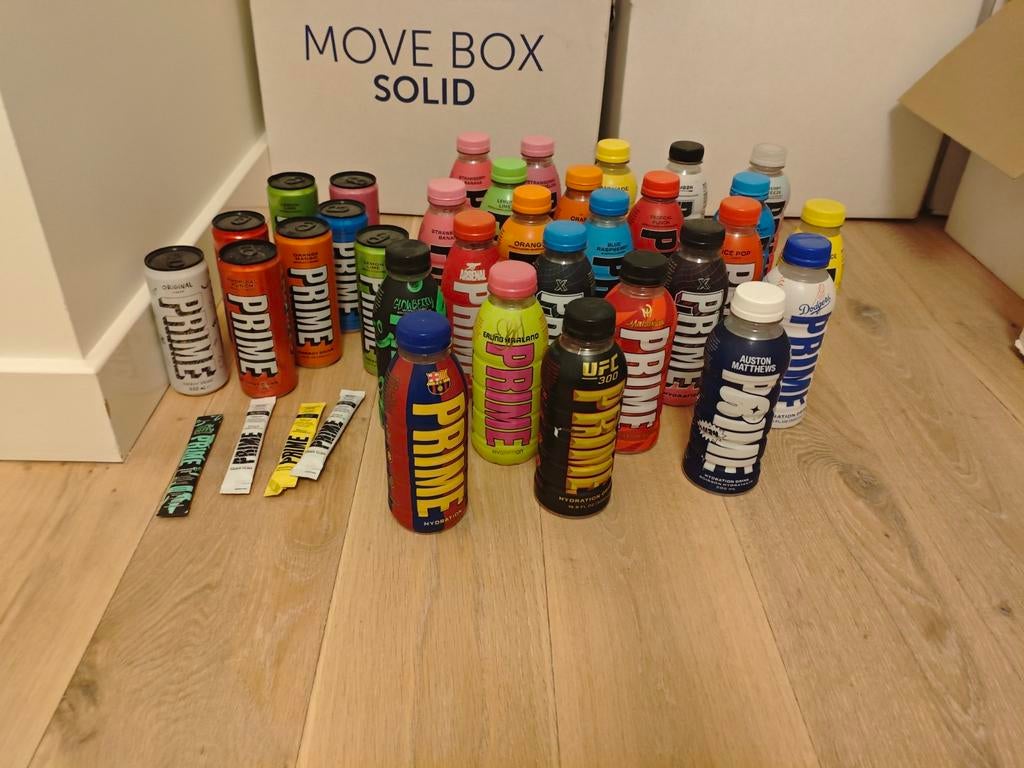 Prime verzameling (ufc en alle blikjes behalve rood zijn weg, Ophalen of Verzenden