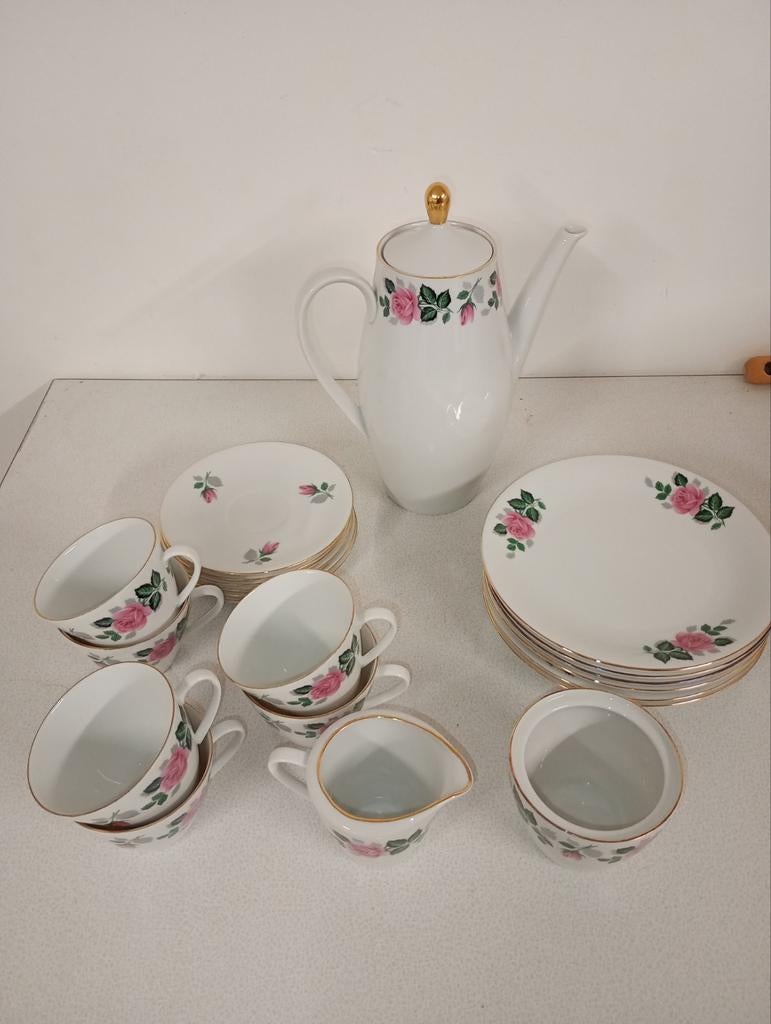 Seltmann Weiden Thee Servies 6pers - Goede Staat, Ophalen, Gebruikt, Overige stijlen, Porselein