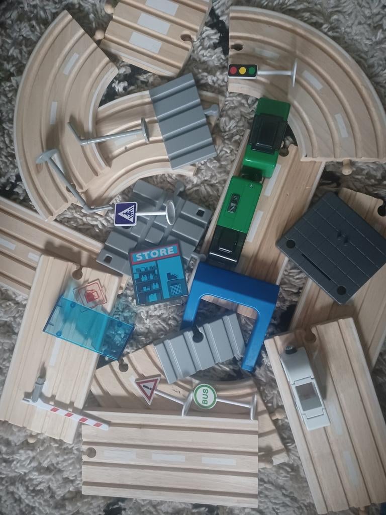 Houten treinset, Ophalen of Verzenden, Overige typen