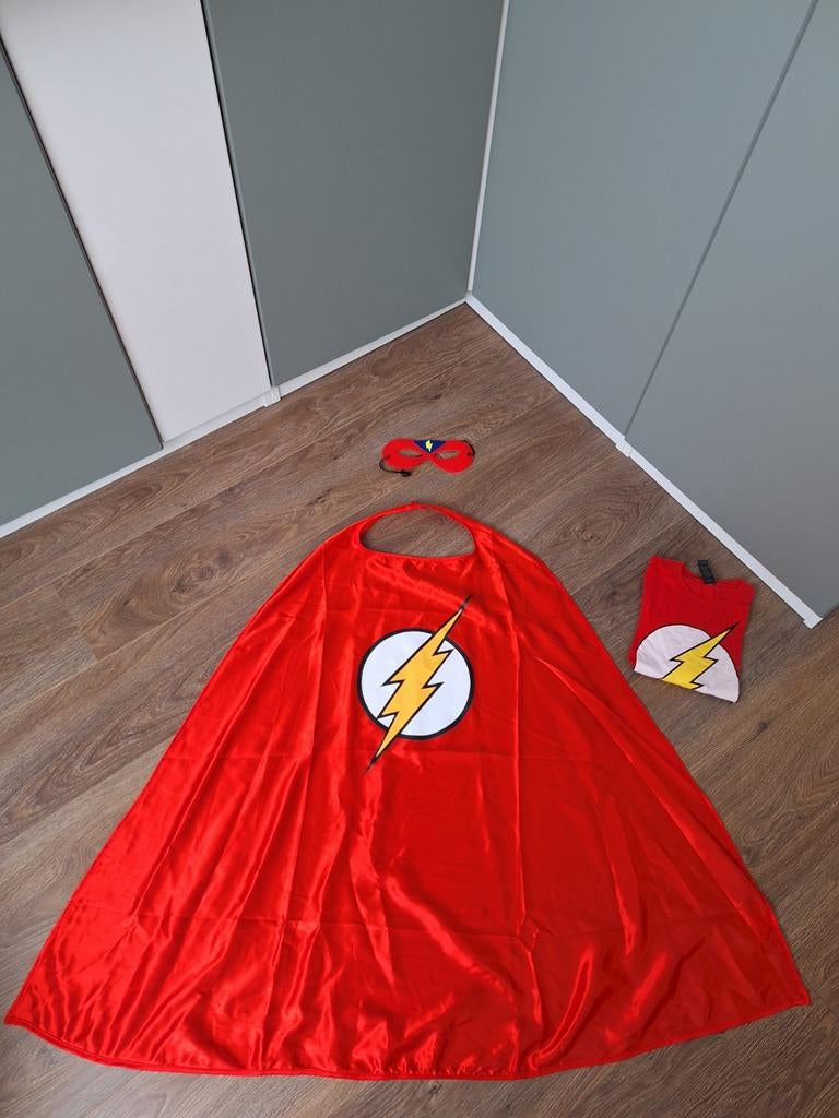 Carnaval  The Flash verkleedset, Ophalen, Zo goed als nieuw, Jongen of Meisje