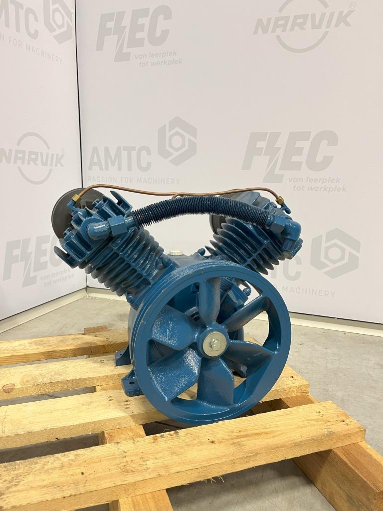 Losse zuigercompressor met 2 cilinders merk Narvik, Nieuw, Ophalen of Verzenden, 6 tot 10 bar, 100 liter of meer