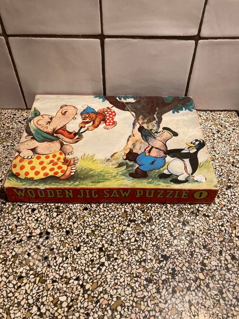 Oude puzzel tand trekken, Ophalen of Verzenden