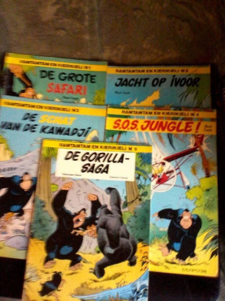 ram tam tam en kierikieli, Meerdere stripboeken, Ophalen, Gelezen