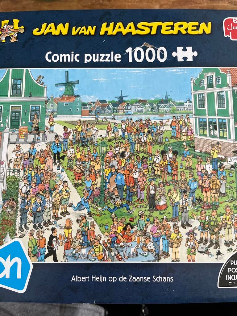 Jan van Haasteren Puzzel 1000 stukjes, Ophalen of Verzenden, 500 t/m 1500 stukjes, Zo goed als nieuw, Legpuzzel