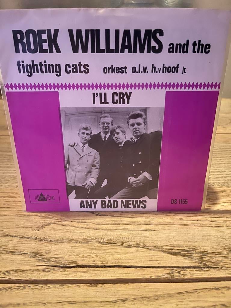 Roek Williams and his fighting cats - I’ll cry (nwst), 7 inch, Single, Ophalen of Verzenden, Zo goed als nieuw