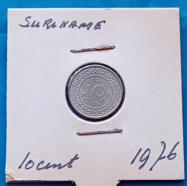 Suriname 10 cent - 1976, Verzenden, Zuid-Amerika, Losse munt